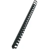 GBC CombBind bindrygg A4 32mm 21R, svart - (50 st./förpackning)