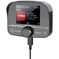 AMPIRE Electronics Handsfree-telefoni med DAB+ och A2DP-streaming Ampire DAB100BT