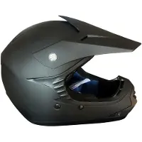 MCU-Sport Barn Crosser-hjälm matt svart stl. L Ny modell
