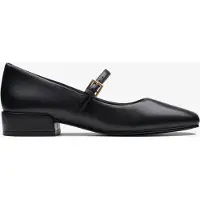 Clarks Seren 30 Spänne Svarta Läder Skor
