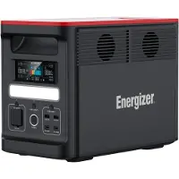 Energizer 1536Wh nödströmsanläggning med 1800W uteffekt, svart
