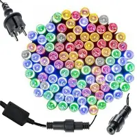 Springos Julbelysning 500 LED multicolor 30 m IP44
