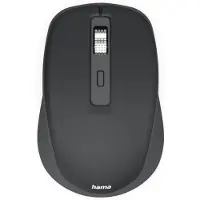 Hama WM-450 WiFi mus Sladdlös Optisk Svart 7 Knappar 1600 dpi Laddningsbara