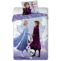 MCU Disney Frost sängkläder Anna, Elsa och Olaf – 100% bomull