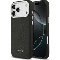 Lacoste iPhone 17 Pro Max Champs Élysées-Skal - MagSafe-kompatibel - Svart