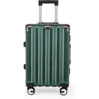 Infinity Leather Robust kabinväska med hårt skal 36 x 24 x 56 cm Passar för Easyjet, Ryanair, Wizzair