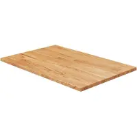 vidaXL Bänkskiva för badrum ljusbrun 60x40x1,5cm behandlat massivt trä