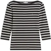 Tommy Hilfiger T-shirt 'NEW CODY' svart / vit