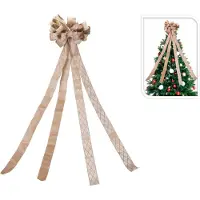 Koopman Slowmoose julrosett till gran elfenben 130x33 cm