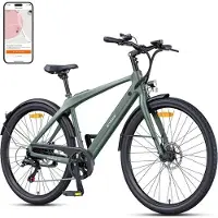 KUKIRIN ENGWE N1 Air - Vélo électrique 28 pouces - Autonomie de 100 km - Batterie 36 V 10 Ah - Moteur 250 W - Vert grön