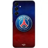 MANIACASE Mobilskal - - Samsung Galaxy A16 - Silikon - Mjukt - PSG Logotyp färgglad svart