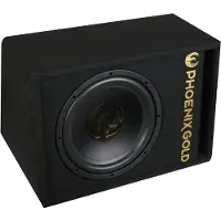 Phoenix Games Phoenix Gold 12 aktiv subwoofer m. kablar & fjärrkontroll