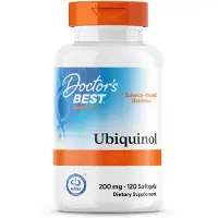 Doctors Best , Ubiquinol med Kaneka, 200 mg, 120 mjuka Gel Caps