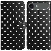 Mtp Products iPhone Air plånboksfodral med prickmönster - svart