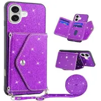 Mtp Products iPhone 17 Stardust Skal med Korthållare - Lila