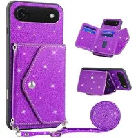 Mtp Products iPhone Air Stardust Skal med Korthållare - Lila
