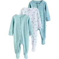 Next Pyjamas aqua / cyanblå / ljusblå / vit