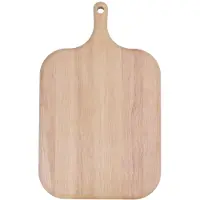 Cosy Homes Skärbräda i trä Hackbräda med handtag för kött ost bröd grönsaker frukt dekorativ