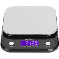 TOMTOP JMS 5kg 0.1g Elektronisk Digital Köksvåg Matviktvåg för Matlagning Bakning(WH B23 )