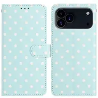 Mtp Products iPhone 17 Pro/18 Pro plånboksfodral med prickmönster - blå