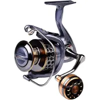 GoolRC Spinnrulle Fiskehjul Med Vänster Höger Utbytbar Full Metallspole Fiskeredskap Bete DR7000