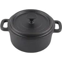 TOMTOP JMS Holländsk ugn Dubbel Traditionell Stil Förtjockad Ergonomiskt Handtag Isolering Gjutjärns Kokgryta Diameter 20CM