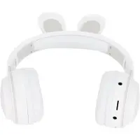Andoer Kaninöron Bluetooth 5.0 Hörlurar Vikbara Barn Trådlösa Headset med LED Färgljus för PC vit
