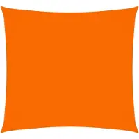 vidaXL Solsegel oxfordtyg fyrkantigt 5x5 m orange