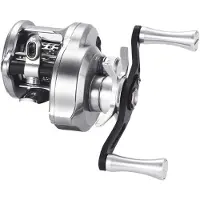 GoolRC Fiskerulle Spinnrulle Baitcaster 7.6:1 Höghastighetsrulle med magnetbroms för vänster hand silver