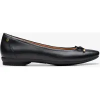 Clarks Candra Ljus Svart Läder Skor