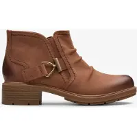 Clarks Hearth Clara Tan Nubuck Kängor