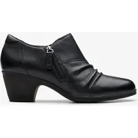 Clarks Emily2 Braley Svarta Läder Skor
