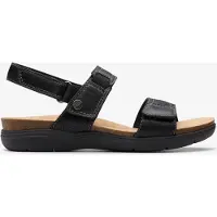 Clarks April Clover Svarta Combi Sandaler