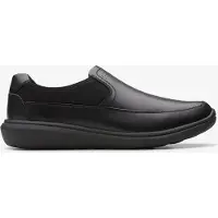 Clarks Watchet Steg Svarta Läder Skor