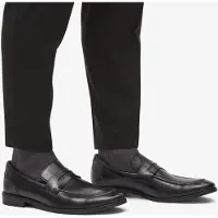 Clarks Brandon Steg Svarta Läder Skor