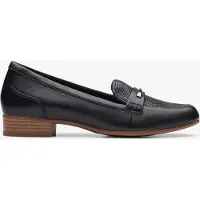 Clarks Juliet Aster Svart Läder Skor