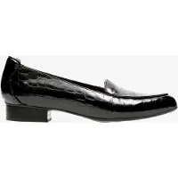 Clarks Keesha Luca Svart Lacket/Krokodilskor