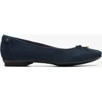 Clarks Candra Ljus Marinblå Mockaskor