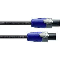 Cordial Högtalare Kabel [1x Typ SPK-kontakt - 1x Typ SPK-kontakt] 2 x 2.5 mm² 1.50 m Svart