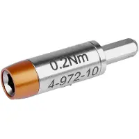Bernstein Werkzeugfabrik 4-972 Vridmoment-adapter förinställd Inner-sexkantig 0.2 Nm (max)