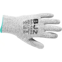 BJZ A-64479 ESD-handske skärtålig Storlek: S Polyeten, Nylon, Elastan, Karboniserade fibrer