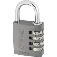 ABUS ABVS48806 Hänglås 41.5 mm Titanium Kombination