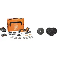 Fein AMM 500 PLUS CE-Set 71293868000 Multiverktyg batteridriven inkl. 2x batterier, inkl. laddare, inkl. Tillbehör, inkl. väska 18 V 2 Ah Antal batterier som