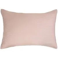 Borg Living Kuddfodral 70x100 cm - 100% bomullssatin - Gavelkudde - Klassiska ljusrosa ränder