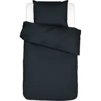 Essenza sängkläder - 100% bomullssatin bäddset - 140x200 cm - Minte Nightblue sänglinne