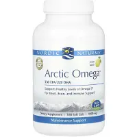 Nordic Naturals , Arctic Omega, Citron, 180 Mjuka kapslar