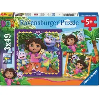 Ravensburger Dora Utforskaren-pussel 3 X 49 Bitar