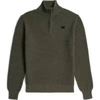 G-Star Honey Comb Structure Skipper Knit - Grey - Men