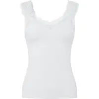 Pieces Topp 'PCBarbera' vit