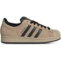 Adidas Låg sneaker 'Superstar II' khaki / svart
